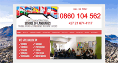 Desktop Screenshot of languages-and-translations.co.za